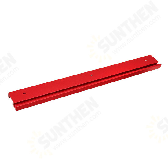 400-1200mm Red Aluminum Alloy T-Track 45 T-slot Miter Track Woodworking Clamp Tool for Table Saw Router Table