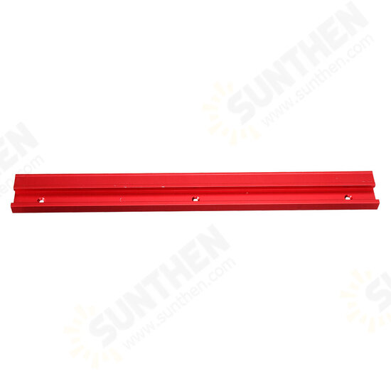 400-1200mm Red Aluminum Alloy T-Track 45 T-slot Miter Track Woodworking Clamp Tool for Table Saw Router Table