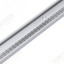 400-1220mm Aluminum Alloy T-Track T-slot Miter Track with Slide Metric Ruler Scale for Table Saw Router Table Woodworking Tool 400-1220mm Aluminum Alloy T-Track T-slot Miter Track with Slide Metric Ruler Scale for Table Saw Router Table Woodworking Tool
