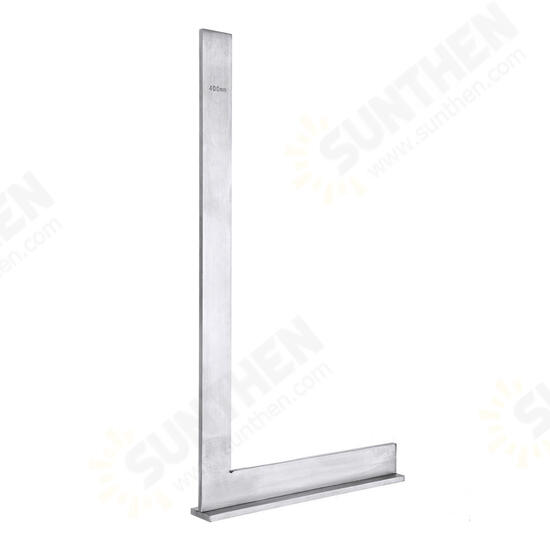 400x230mm Machinist Square 90° Right Angle Engineer Set with Seat Precision Ground Steel Hardened Angle Ruler 400x230mm Machinist Square 90° Right Angle Engineer Set with Seat Precision Ground Steel Hardened Angle Ruler