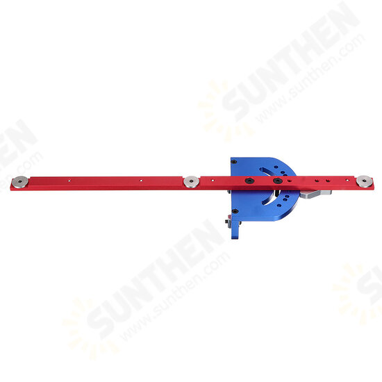 450mm B Type 0-90 Degree Angle Miter Gauge Sawing Assembly Ruler Woodworking Tool for Table Saw Router