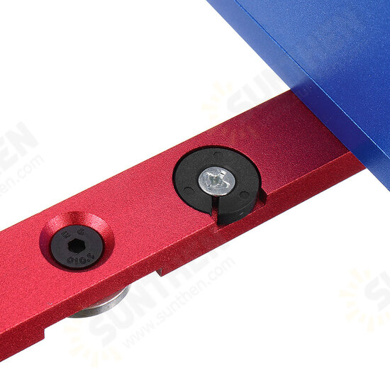 450mm B Type 0-90 Degree Angle Miter Gauge Sawing Assembly Ruler Woodworking Tool for Table Saw Router