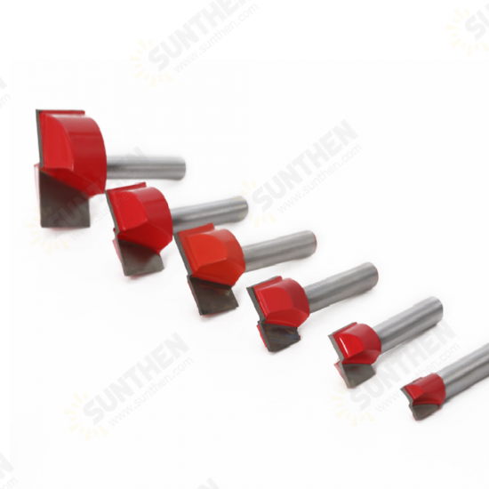 4/5pcs 6mm Shank Cleaning Bottom Router Bit Set Double Flute Tipped Cutter Carbide Planing Tool 4/5pcs 6mm Shank Cleaning Bottom Router Bit Set Double Flute Tipped Cutter Carbide Planing Tool
