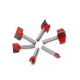 4/5pcs 6mm Shank Cleaning Bottom Router Bit Set Double Flute Tipped Cutter Carbide Planing Tool 4/5pcs 6mm Shank Cleaning Bottom Router Bit Set Double Flute Tipped Cutter Carbide Planing Tool