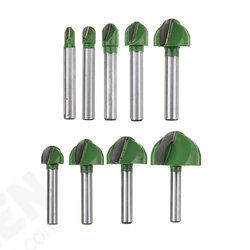 4/5pcs Set 6mm Shank Ball Router Bit Cove Milling Bit Core Solid Carbide End Mill Cutter 4/5pcs Set 6mm Shank Ball Router Bit Cove Milling Bit Core Solid Carbide End Mill Cutter