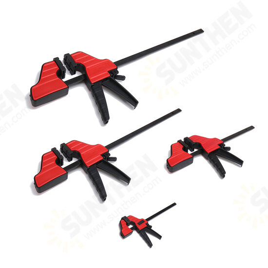 4/6/12/18 Inch Plastic F Clamp Heavy Duty Holder Quick Release Parallel Wood Tool Woodworking Clamp 4/6/12/18 Inch Plastic F Clamp Heavy Duty Holder Quick Release Parallel Wood Tool Woodworking Clamp