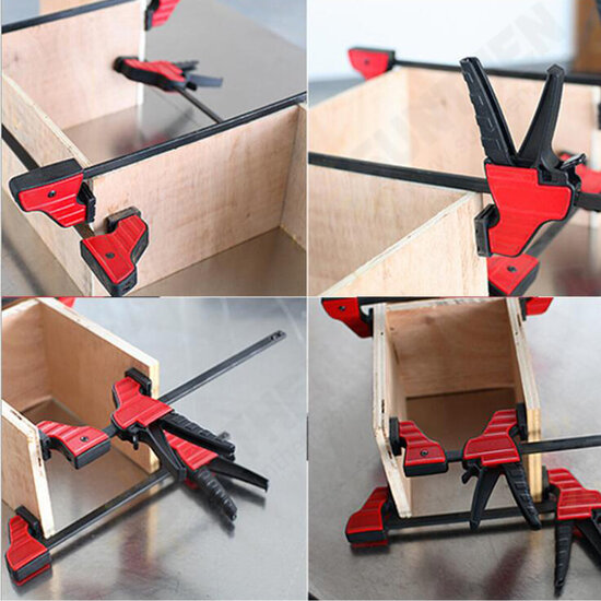 4/6/12/18 Inch Plastic F Clamp Heavy Duty Holder Quick Release Parallel Wood Tool Woodworking Clamp 4/6/12/18 Inch Plastic F Clamp Heavy Duty Holder Quick Release Parallel Wood Tool Woodworking Clamp