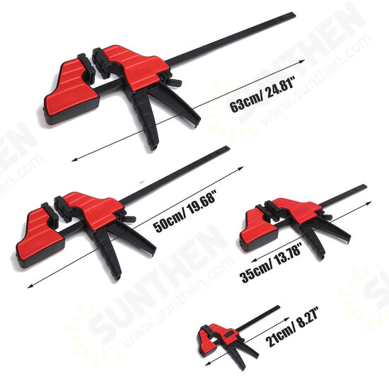 4/6/12/18 Inch Plastic F Clamp Heavy Duty Holder Quick Release Parallel Wood Tool Woodworking Clamp 4/6/12/18 Inch Plastic F Clamp Heavy Duty Holder Quick Release Parallel Wood Tool Woodworking Clamp