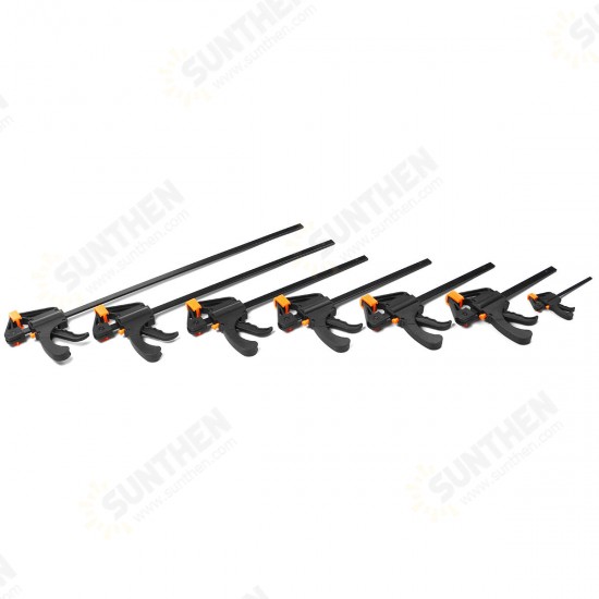 4/6/8/10/12/18/24 Inch Clamp Woodworking F Clamp Quick Ratchet Release Clip Grip 4/6/8/10/12/18/24 Inch Clamp Woodworking F Clamp Quick Ratchet Release Clip Grip