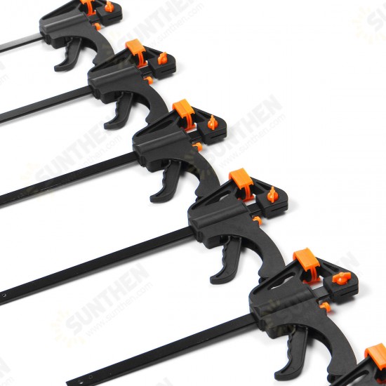 4/6/8/10/12/18/24 Inch Clamp Woodworking F Clamp Quick Ratchet Release Clip Grip 4/6/8/10/12/18/24 Inch Clamp Woodworking F Clamp Quick Ratchet Release Clip Grip