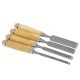 4Pcs Wood Carving Roughing Hand Chisel Tool Kit Set Working Professional Gouges 4Pcs Wood Carving Roughing Hand Chisel Tool Kit Set Working Professional Gouges