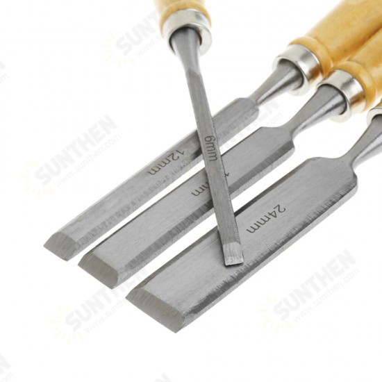 4Pcs Wood Carving Roughing Hand Chisel Tool Kit Set Working Professional Gouges 4Pcs Wood Carving Roughing Hand Chisel Tool Kit Set Working Professional Gouges