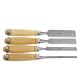 4Pcs Wood Carving Roughing Hand Chisel Tool Kit Set Working Professional Gouges 4Pcs Wood Carving Roughing Hand Chisel Tool Kit Set Working Professional Gouges
