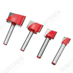 4pcs 10/15/22/30mm Router Bit Surface Planing Bottom Cleaning Wood Milling CNC Router Bit 4pcs 10/15/22/30mm Router Bit Surface Planing Bottom Cleaning Wood Milling CNC Router Bit
