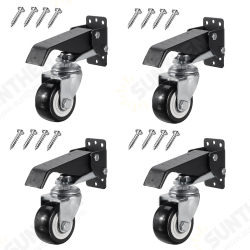4pcs Upgrade Heavy Duty Workbench Caster Kit 660LBS Woodworking Table Wheel Set 4pcs Upgrade Heavy Duty Workbench Caster Kit 660LBS Woodworking Table Wheel Set