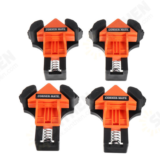4pcs Woodworking 90 Degree Right Angle Clamp Clip ABS Quick Picture Frame Corner Clamp 4pcs Woodworking 90 Degree Right Angle Clamp Clip ABS Quick Picture Frame Corner Clamp