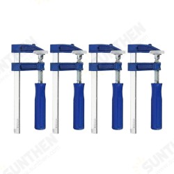 4pcs Woodworking F Clamp Adjustable Wooden Vise Grip Fixed Locking Tools 50-120mm