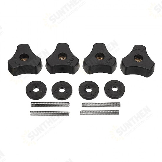 4pcs Woodworking Tool Accessory Quick Action Hold Down Clamp Handle Nut for T-Slot T-Tracks 4pcs Woodworking Tool Accessory Quick Action Hold Down Clamp Handle Nut for T-Slot T-Tracks