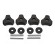 4pcs Woodworking Tool Accessory Quick Action Hold Down Clamp Handle Nut for T-Slot T-Tracks 4pcs Woodworking Tool Accessory Quick Action Hold Down Clamp Handle Nut for T-Slot T-Tracks
