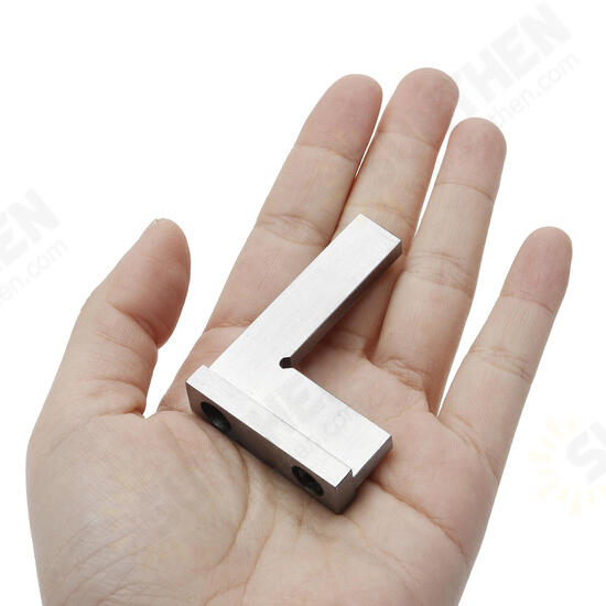 50x40mm DIN875-2 90 Degree Angle Corner Square Ruler Wide Base Gauge Woodworking Tool 50x40mm DIN875-2 90 Degree Angle Corner Square Ruler Wide Base Gauge Woodworking Tool