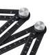 5inch+10inch Irregular Contour Gauge with 6 Folding Ruler Profile Template Curvature Scale Tiling Laminate with Bag Arc Framing Ruler Scriber Set 5inch+10inch Irregular Contour Gauge with 6 Folding Ruler Profile Template Curvature Scale Tiling Laminate with Bag Arc Framing Ruler Scriber Set