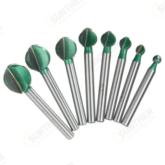 6-20mm Tungsten Steel Alloy Blade Ball Router Bit Milling Cutter Carving Engraving Bit Wood Cutter Tools 6-20mm Tungsten Steel Alloy Blade Ball Router Bit Milling Cutter Carving Engraving Bit Wood Cutter Tools