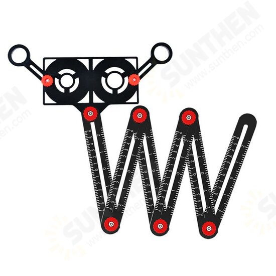 6/12 Folding Aluminium Alloy Angle Ruler Finder Template Tool Multi Angle Measuring Ruler Corner Positioning Tool 6/12 Folding Aluminium Alloy Angle Ruler Finder Template Tool Multi Angle Measuring Ruler Corner Positioning Tool