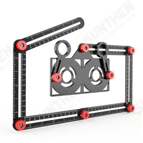 6/12 Folding Aluminium Alloy Angle Ruler Finder Template Tool Multi Angle Measuring Ruler Corner Positioning Tool 6/12 Folding Aluminium Alloy Angle Ruler Finder Template Tool Multi Angle Measuring Ruler Corner Positioning Tool