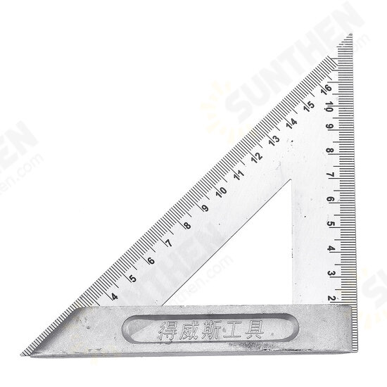 6/8 Inch Triangle Angle Ruler 150/200mm Metric Woodworking Square Layout Tool 6/8 Inch Triangle Angle Ruler 150/200mm Metric Woodworking Square Layout Tool