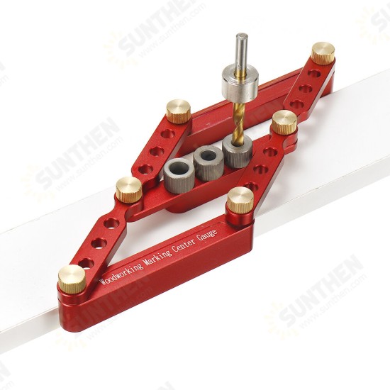 6/8/10mm Round Dowel Puncher Woodworking Drilling Locator Punching/Line Drawing Combo 6/8/10mm Round Dowel Puncher Woodworking Drilling Locator Punching/Line Drawing Combo