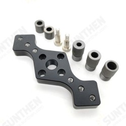 6/8/10mm Vertical Pocket Hole Jig Woodworking Dowel Drill Guide Self Centering 3-Hole Drill Bit Guide Jig Positioner Locator