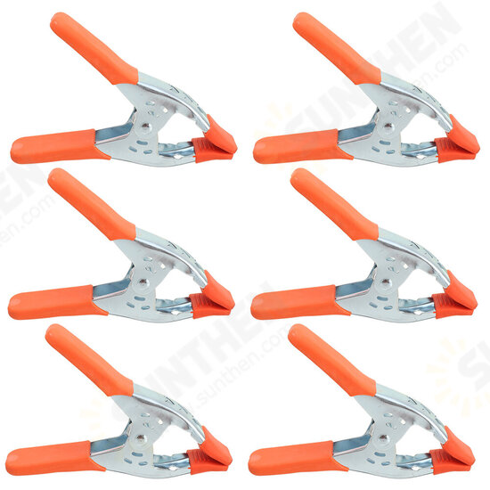 6PCS 6-inch Galvanized Iron Heavy-Duty Flower Clip Spring clamp Multi-Specification Woodworking Fixing Clamp Spot Wedding Dress Tail A-shaped Clamp 6PCS 6-inch Galvanized Iron Heavy-Duty Flower Clip Spring clamp Multi-Specification Woodworking Fixing Clamp Spot Wedding Dress Tail A-shaped Clamp
