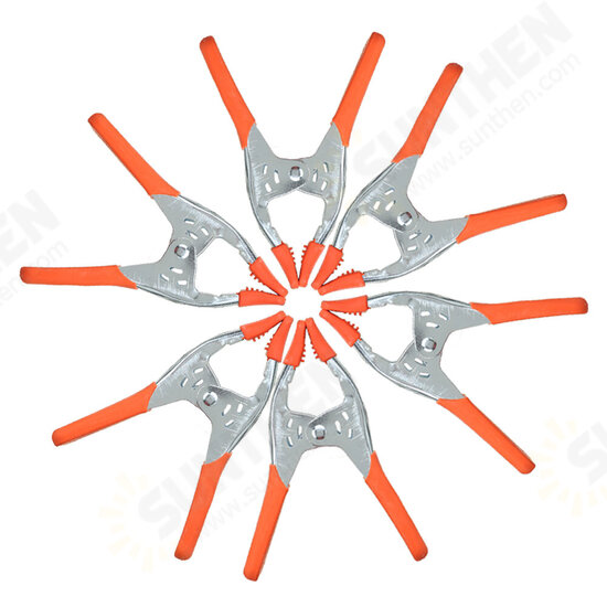 6PCS 6-inch Galvanized Iron Heavy-Duty Flower Clip Spring clamp Multi-Specification Woodworking Fixing Clamp Spot Wedding Dress Tail A-shaped Clamp 6PCS 6-inch Galvanized Iron Heavy-Duty Flower Clip Spring clamp Multi-Specification Woodworking Fixing Clamp Spot Wedding Dress Tail A-shaped Clamp