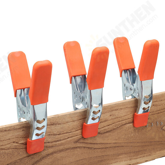 6PCS 6-inch Galvanized Iron Heavy-Duty Flower Clip Spring clamp Multi-Specification Woodworking Fixing Clamp Spot Wedding Dress Tail A-shaped Clamp 6PCS 6-inch Galvanized Iron Heavy-Duty Flower Clip Spring clamp Multi-Specification Woodworking Fixing Clamp Spot Wedding Dress Tail A-shaped Clamp