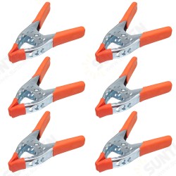 6PCS 6-inch Galvanized Iron Heavy-Duty Flower Clip Spring clamp Multi-Specification Woodworking Fixing Clamp Spot Wedding Dress Tail A-shaped Clamp 6PCS 6-inch Galvanized Iron Heavy-Duty Flower Clip Spring clamp Multi-Specification Woodworking Fixing Clamp Spot Wedding Dress Tail A-shaped Clamp