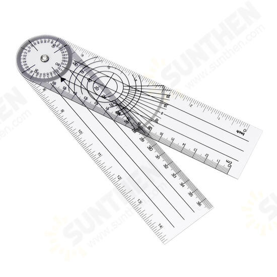 6Pcs 360° 12/8/6 Inch Medical Spinal Ruler Goniometer Angle Protractor Angle Ruler 6Pcs 360° 12/8/6 Inch Medical Spinal Ruler Goniometer Angle Protractor Angle Ruler