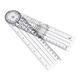 6Pcs 360° 12/8/6 Inch Medical Spinal Ruler Goniometer Angle Protractor Angle Ruler 6Pcs 360° 12/8/6 Inch Medical Spinal Ruler Goniometer Angle Protractor Angle Ruler