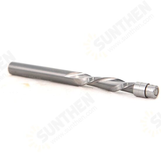 6mm 1/4 Inch Shank Milling Cutter Solid Carbide-Tipped Cutter End Mill CNC Router Bit Woodworking Tool