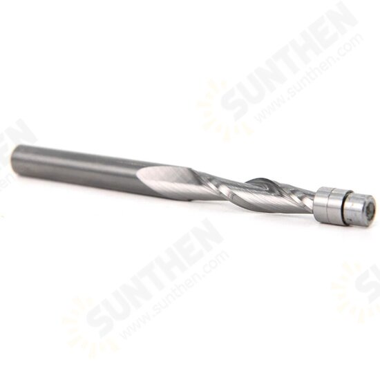 6mm 1/4 Inch Shank Milling Cutter Solid Carbide-Tipped Cutter End Mill CNC Router Bit Woodworking Tool