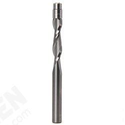 6mm 1/4 Inch Shank Milling Cutter Solid Carbide-Tipped Cutter End Mill CNC Router Bit Woodworking Tool