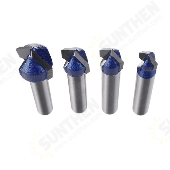 6mm Shank 90 Degree V Type Groove Flush Trim Router Bit Chuck Trimming Engraving Milling Cutter 6mm Shank 90 Degree V Type Groove Flush Trim Router Bit Chuck Trimming Engraving Milling Cutter