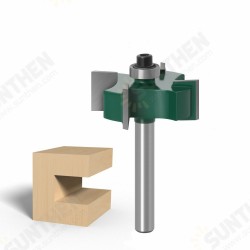 6mm or 1/4 inch Shank CNC Spoilboard Surfacing Router Bit 4 Wings Wood Surface Planer Bit Slab Flattening Router Cutter