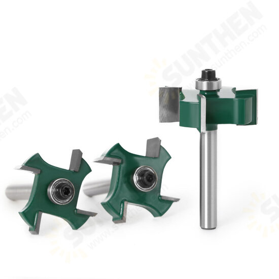 6mm or 1/4 inch Shank CNC Spoilboard Surfacing Router Bit 4 Wings Wood Surface Planer Bit Slab Flattening Router Cutter 6mm or 1/4 inch Shank CNC Spoilboard Surfacing Router Bit 4 Wings Wood Surface Planer Bit Slab Flattening Router Cutter