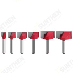 6pcs 6mm Carbon steel Router Bit Shank Surface Planing Bottom Cleaning Wood Milling CNC Cutter Engraving Knife Woodworking Tool 10-32mm 6pcs 6mm Carbon steel Router Bit Shank Surface Planing Bottom Cleaning Wood Milling CNC Cutter Engraving Knife Woodworking Tool 10-32mm