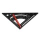 7 Inch Adjustable Extendable Multifunctional Triangle Ruler Carpenter Square with Base Precision Ruler Measurement Woodworking Tools