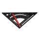 7 Inch Adjustable Extendable Multifunctional Triangle Ruler Carpenter Square with Base Precision Ruler Measurement Woodworking Tools