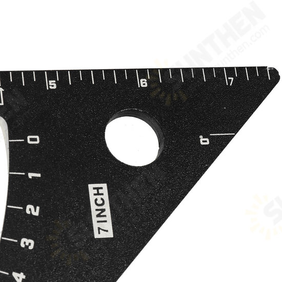 7 Inch Adjustable Extendable Multifunctional Triangle Ruler Carpenter Square with Base Precision Ruler Measurement Woodworking Tools 7 Inch Adjustable Extendable Multifunctional Triangle Ruler Carpenter Square with Base Precision Ruler Measurement Woodworking Tools