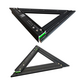 7 Inch Aluminum Alloy Triangle Ruler Angle Protractor Miter Speed 90° Square Measuring Ruler Metric Imperial For Woodworking Tool 7 Inch Aluminum Alloy Triangle Ruler Angle Protractor Miter Speed 90° Square Measuring Ruler Metric Imperial For Woodworking Tool