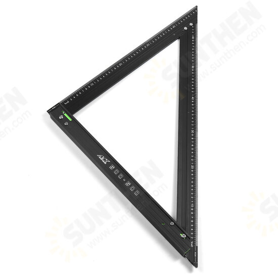 7 Inch Aluminum Alloy Triangle Ruler Angle Protractor Miter Speed 90° Square Measuring Ruler Metric Imperial For Woodworking Tool 7 Inch Aluminum Alloy Triangle Ruler Angle Protractor Miter Speed 90° Square Measuring Ruler Metric Imperial For Woodworking Tool