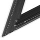 7 Inch Aluminum Alloy Triangle Ruler Angle Protractor Miter Speed 90° Square Measuring Ruler Metric Imperial For Woodworking Tool 7 Inch Aluminum Alloy Triangle Ruler Angle Protractor Miter Speed 90° Square Measuring Ruler Metric Imperial For Woodworking Tool